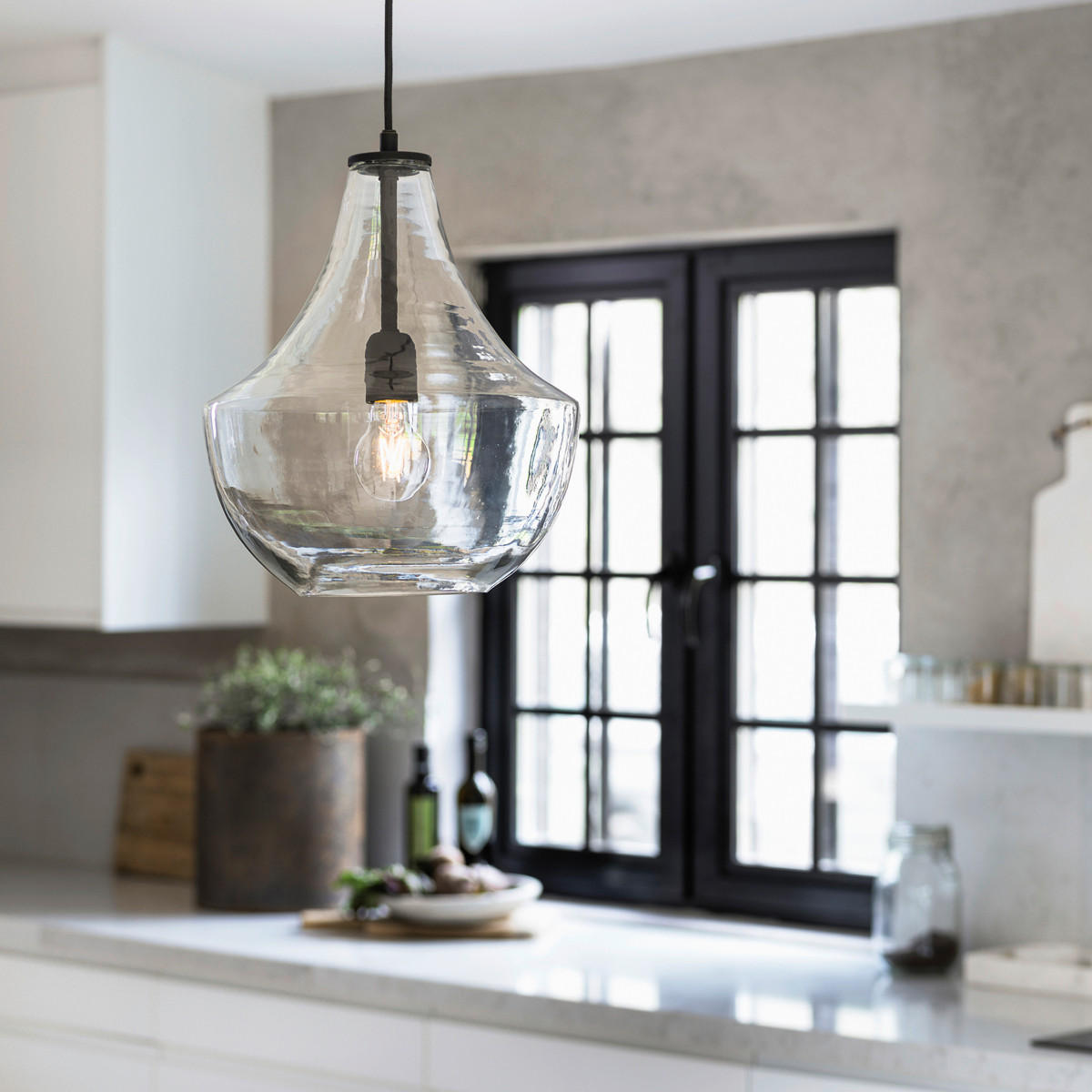 HÄNGELEUCHTE Hamilton 30/38/30 cm   - Design, Glas (30/38/30cm) - PR Home