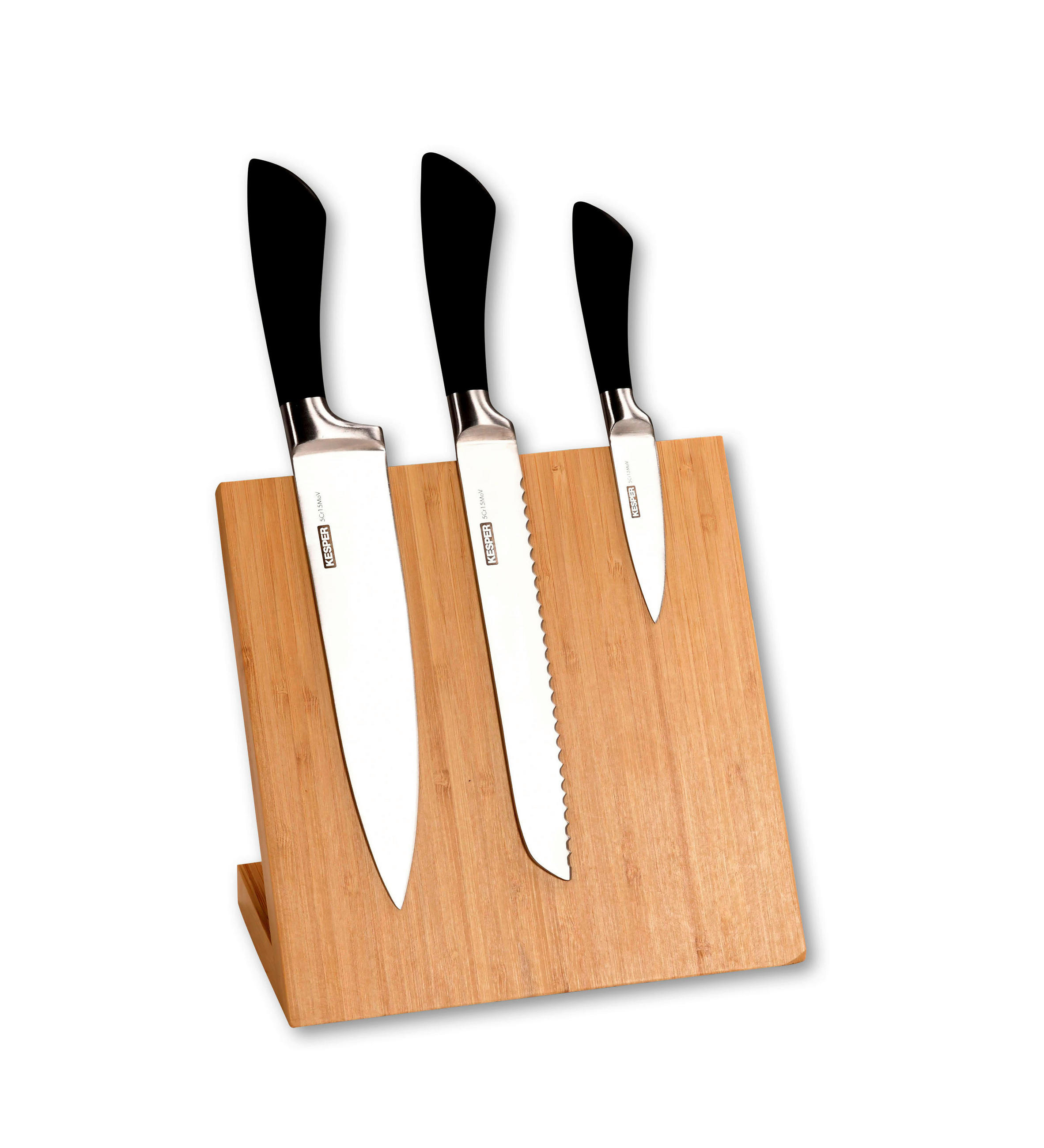 MESSERBLOCK  - Eichefarben, Basics, Holz (23/20/13cm) - Kesper