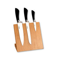 BLOK ZA NOŽEVE    - boje hrasta, Basics, drvo (23/20/13cm) - Kesper