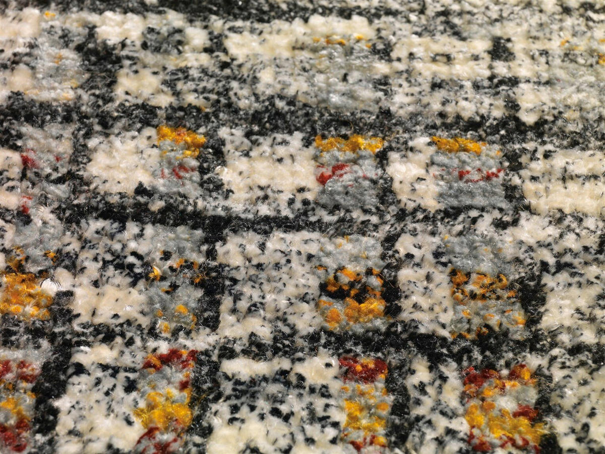 FLATVÄVD MATTA  - grå/svart, Basics, textil (170cm) - Kayoom