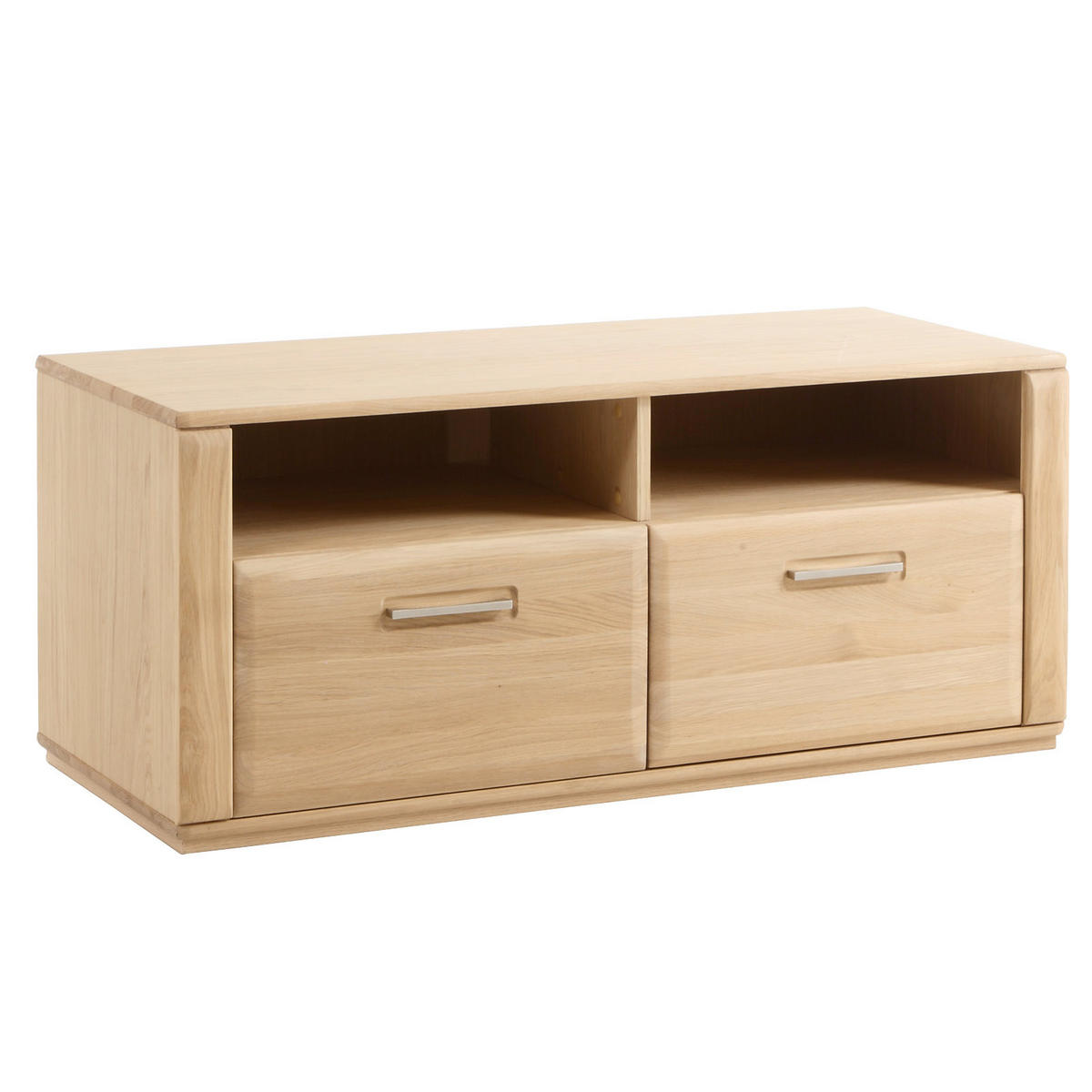 WOHNWAND  in Eichefarben  357/209/51 cm  - Eichefarben, Design, Glas/Holz (357/209/51cm) - Livetastic