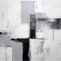 OBRAZ NA KOVU, abstraktní, 30/30/2 cm - Basics, kov (30/30/2cm)