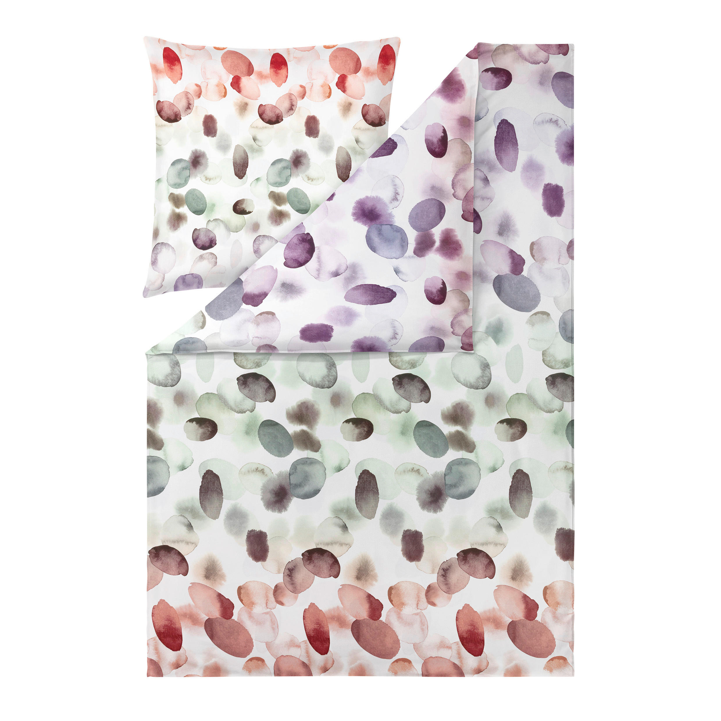 BETTWÄSCHE Impulse Makosatin 155/200 cm  - Multicolor, Design, Textil (155/200cm) - Estella