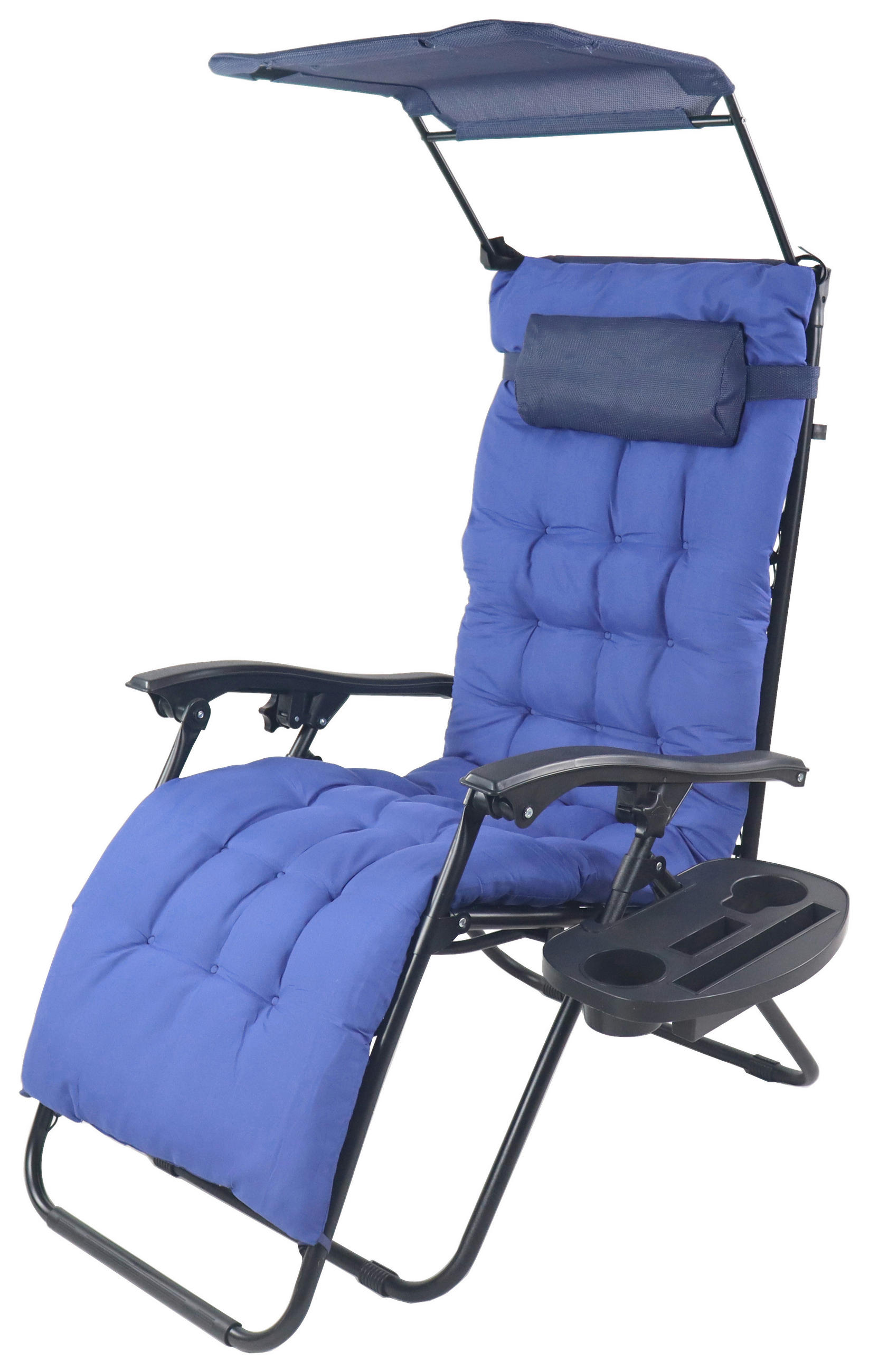 SOLSÄNG   51/133/91 cm  - blå, Modern, metall/textil (51/133/91cm) - Gardenson