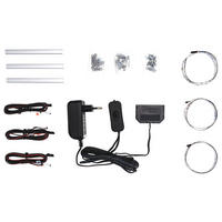 EINLEGEBODENBELEUCHTUNGS-SET  - Design, Kunststoff/Metall (100/1/1cm) - MID.YOU