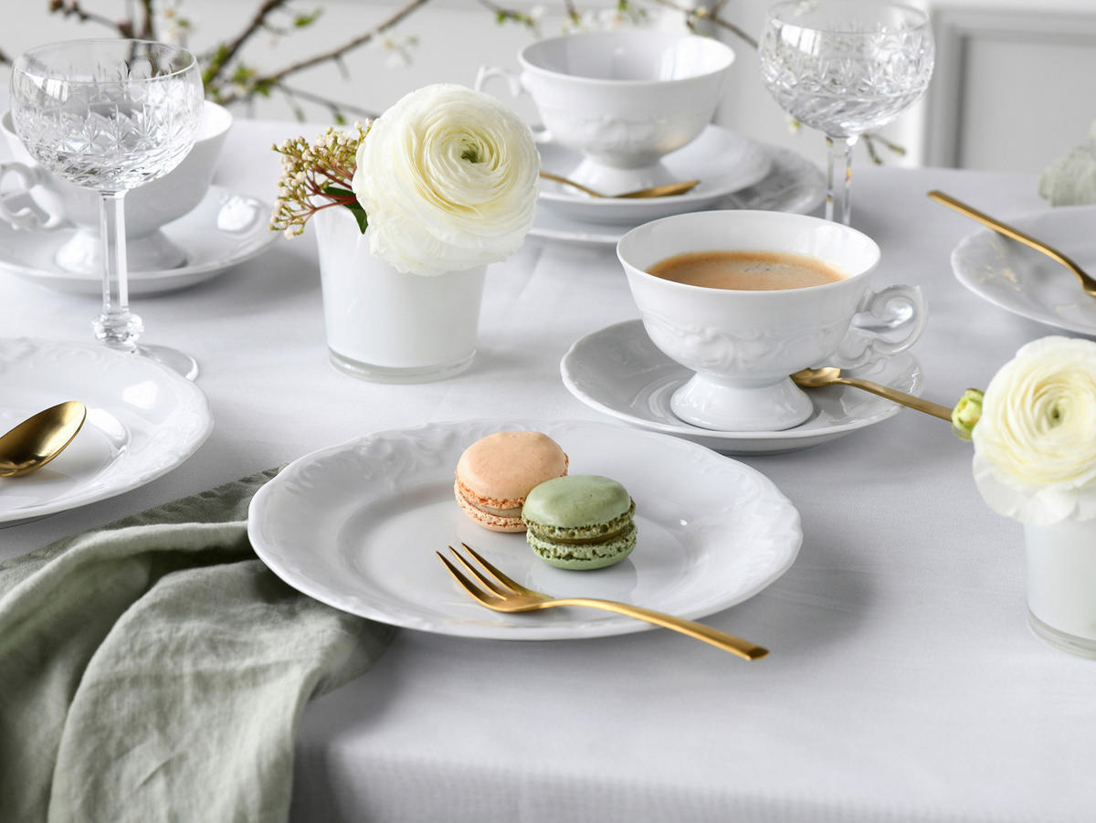 KAFFEESERVICE Weiß Frederike weiss 18-teilig  - Weiß, Basics, Keramik - Creatable