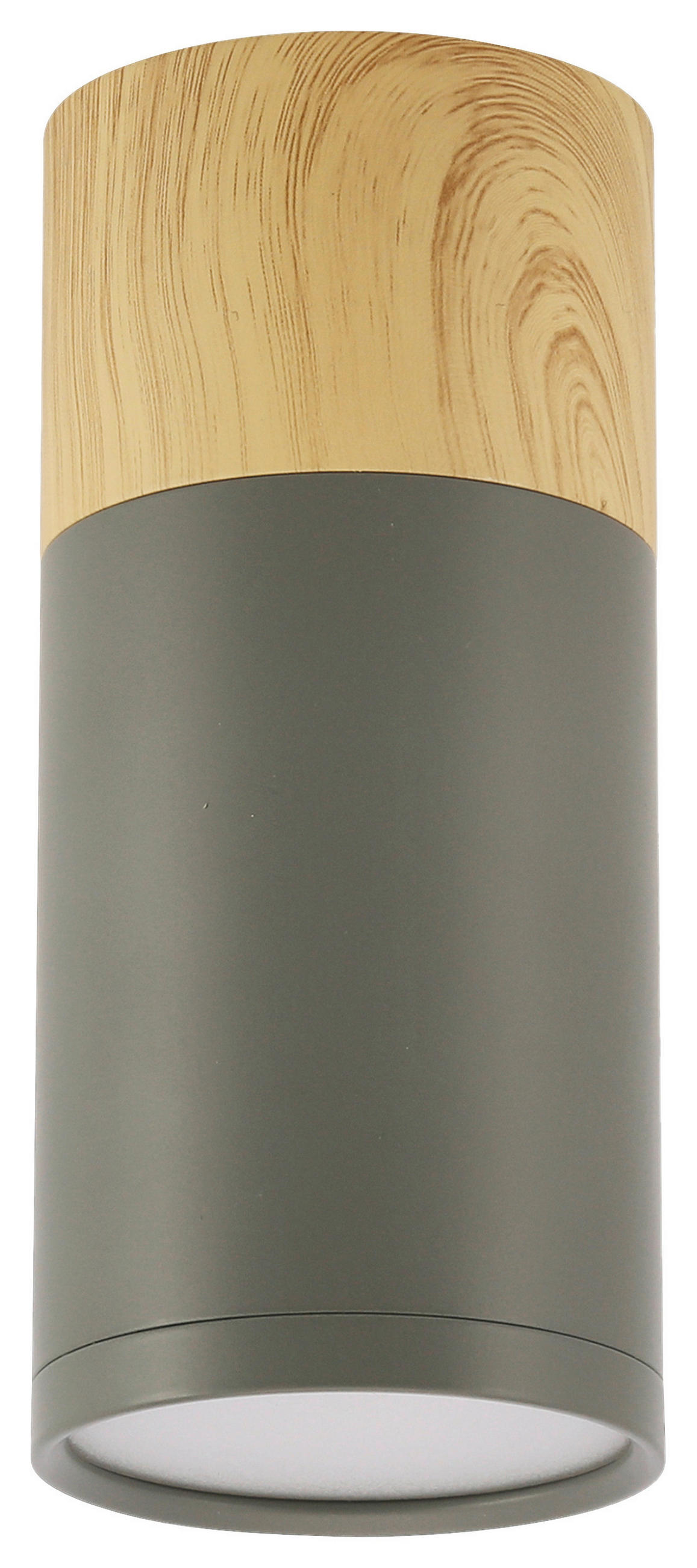 LED-DECKENLEUCHTE 7,5/7,5/15 cm   - Grau, Natur, Metall (7,5/7,5/15cm)