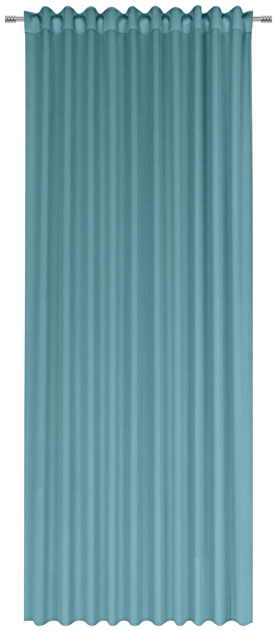 FERTIGVORHANG Verdunkelung  - Türkis, Basics, Textil (135/245cm) - Boxxx