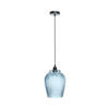 HÄNGLAMPA 20/34/20 cm  - blå, Trend, glas (20/34/20cm) - Kayoom