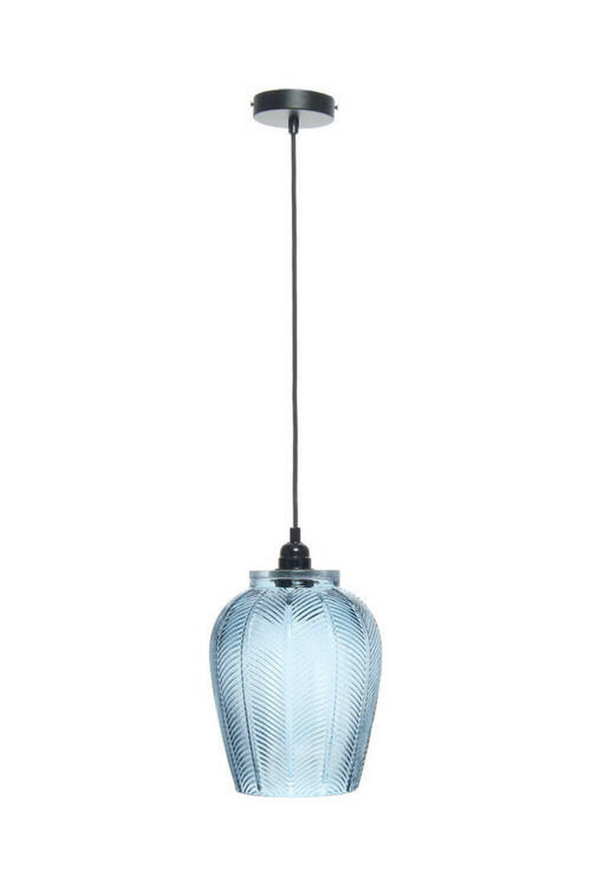 HÄNGELEUCHTE  20/34/20 cm   - Blau, Trend, Glas (20/34/20cm) - Kayoom