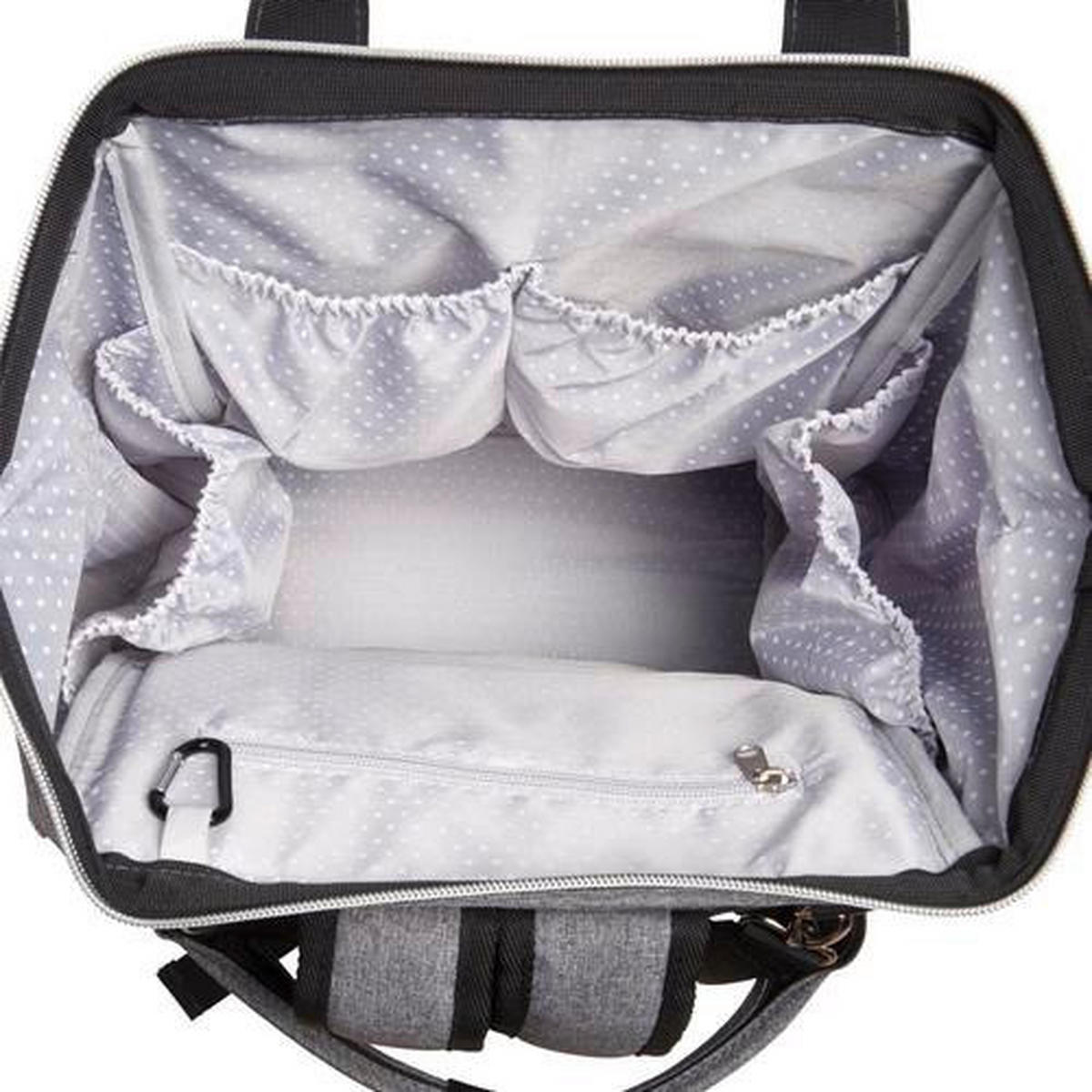 WICKELRUCKSACK  - Grau, Basics, Kunststoff/Textil (48/27/14cm) - My Baby Lou