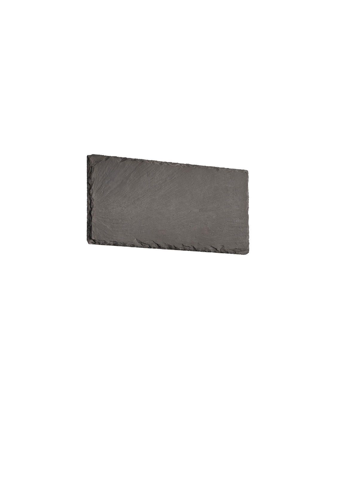 APLICĂ DE PERETE CU LED - ardeziu/negru, Basics, piatră (25/12/2cm)