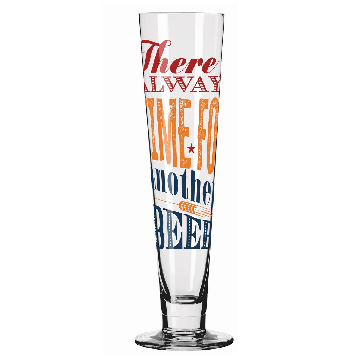 GLÄSERSET Heldenfest 2-teilig  - Transparent/Rot, LIFESTYLE, Glas (7,5/24,9cm) - Ritzenhoff