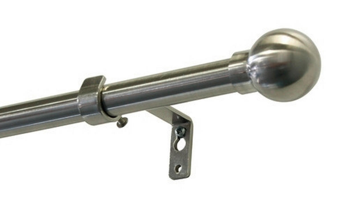 KARNIŠA VODILICA boja nerđajućeg čelika, metal - boja nerđajućeg čelika, Konvencionalno, metal (120-210cm) - Gardinia