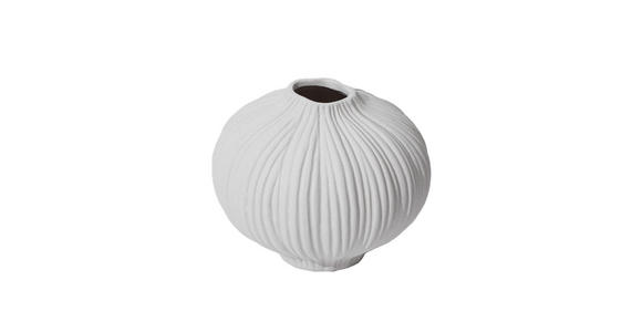 VASE 15 cm  - Weiß, Basics, Keramik (16,5/15/16,5cm) - Ambia Home