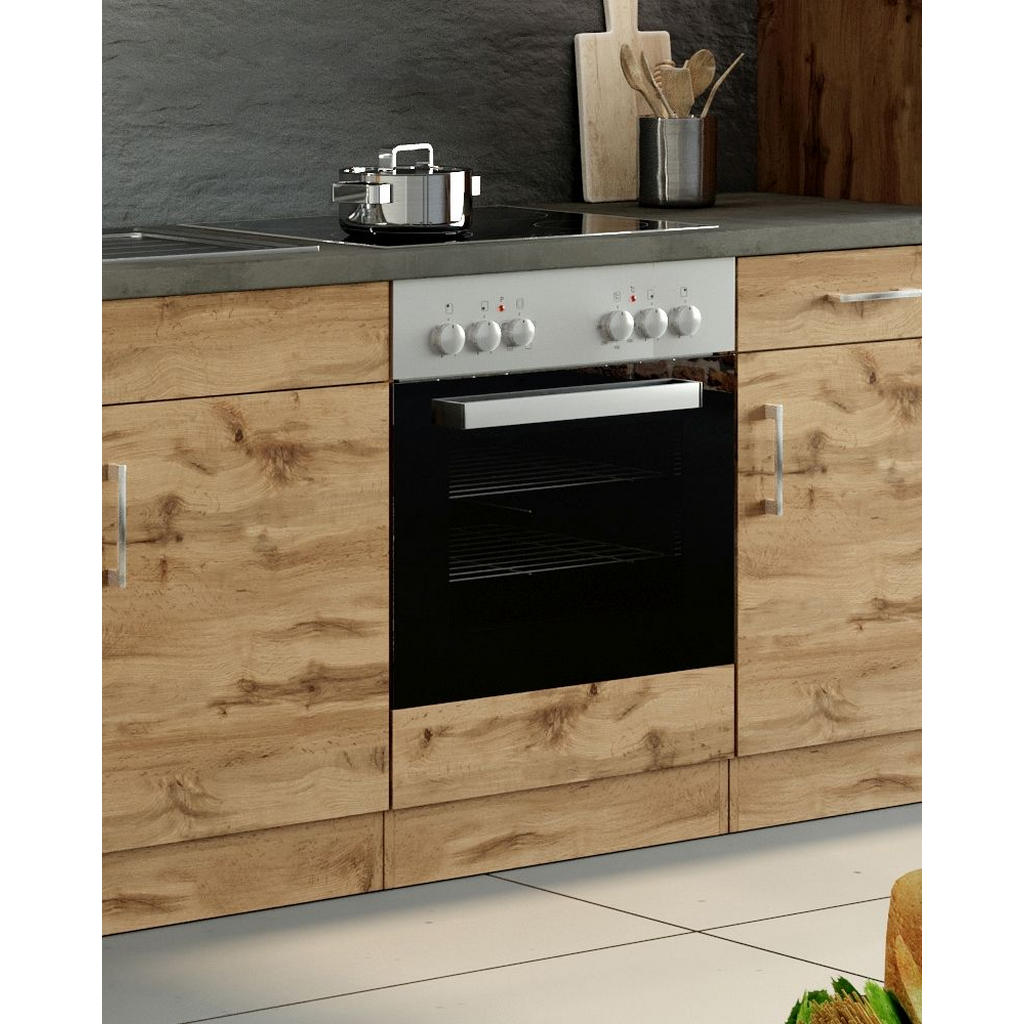 Thumbnail - Held Herdumbauschrank, Eiche, Holzwerkstoff, einzeln stellbar, 60x85x60 cm, individuell planbar, Küchen, Küchenmöbel, Kü...