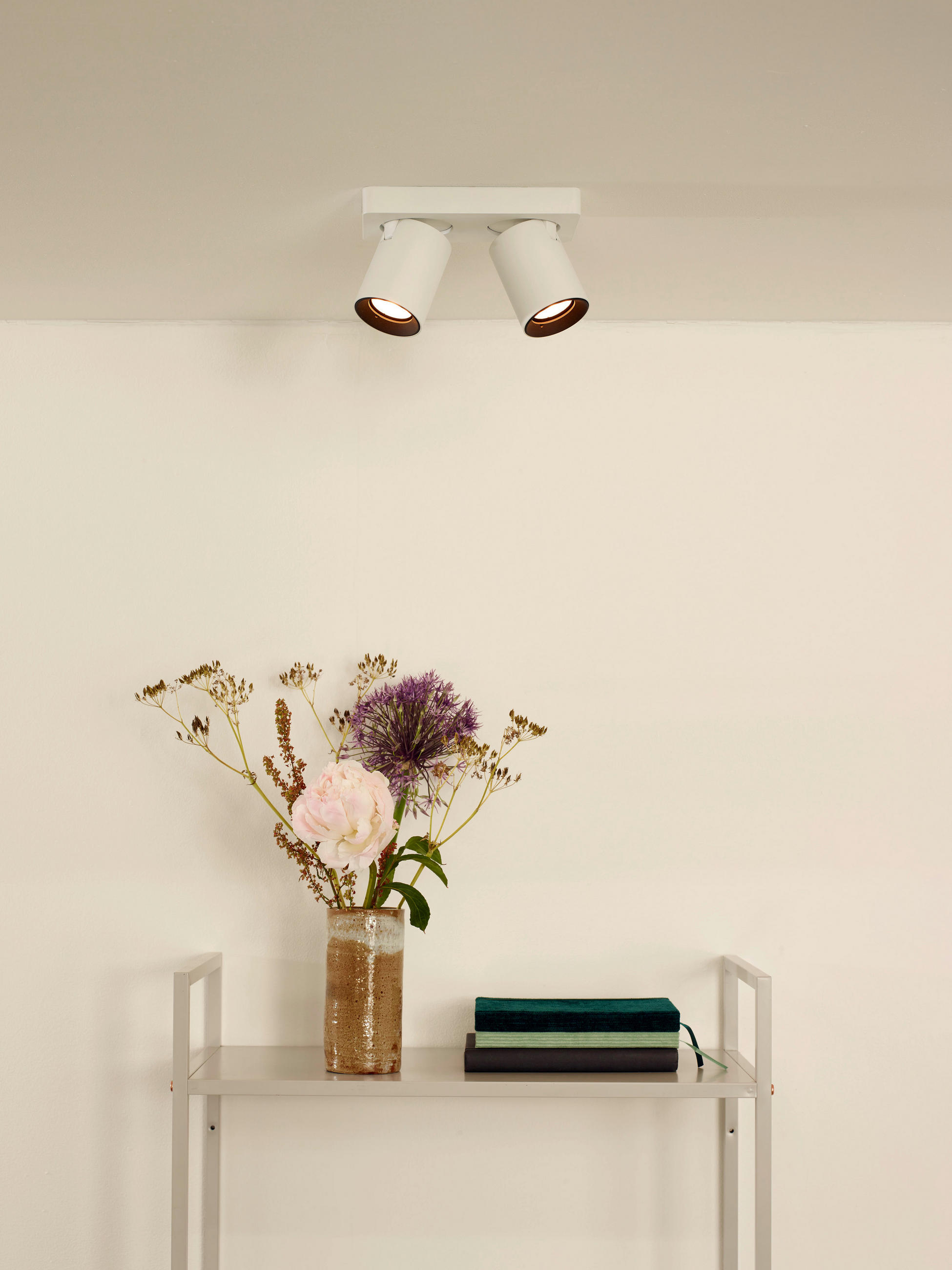 LED-STRAHLER Nigel 20/10/11.5 cm - Weiß, KONVENTIONELL, Metall (20/10/11.5cm) - Lucide
