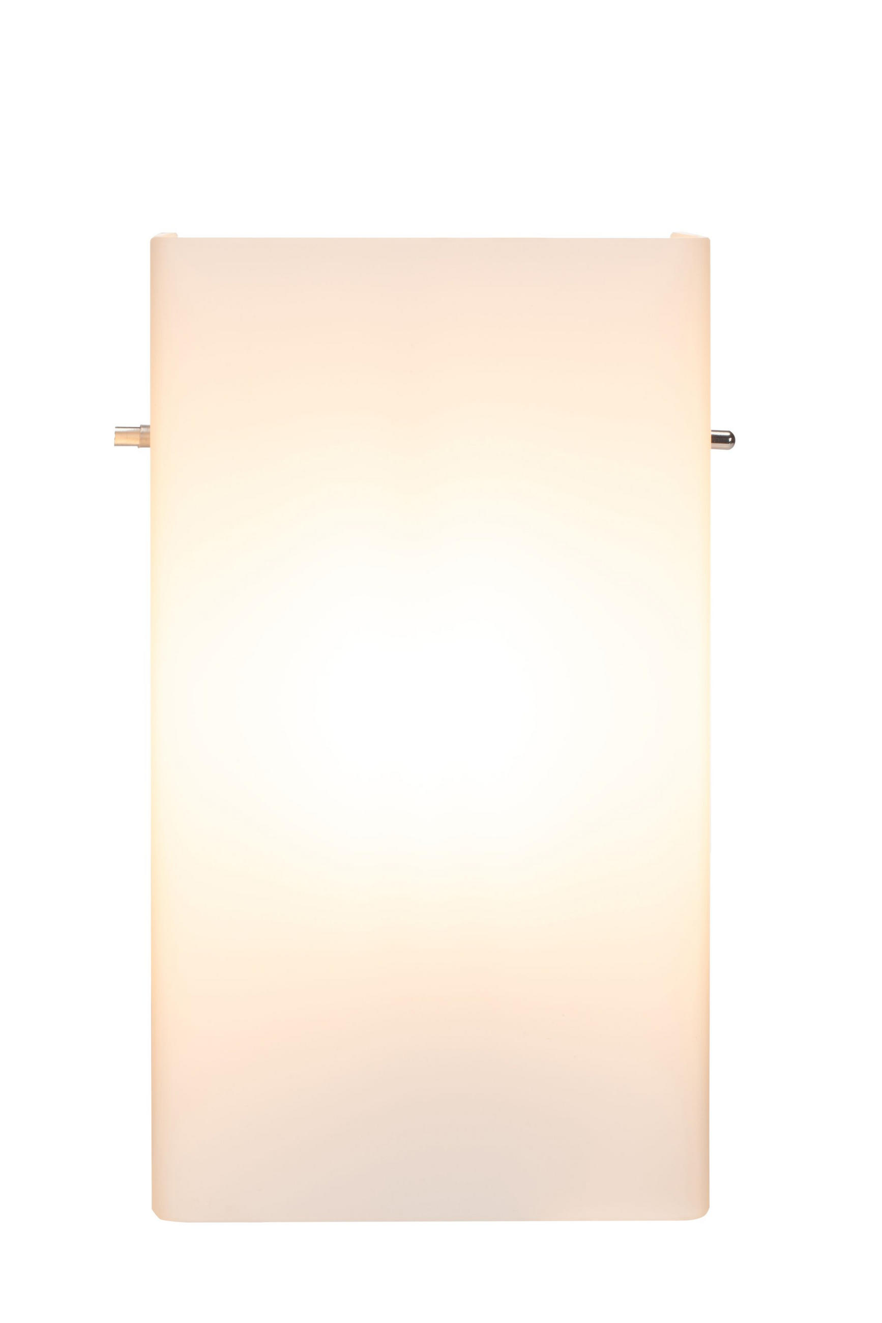 WANDLEUCHTE Palmdale 13/7,5/23 cm   - Opal, KONVENTIONELL, Glas/Metall (13/7,5/23cm) - Novel