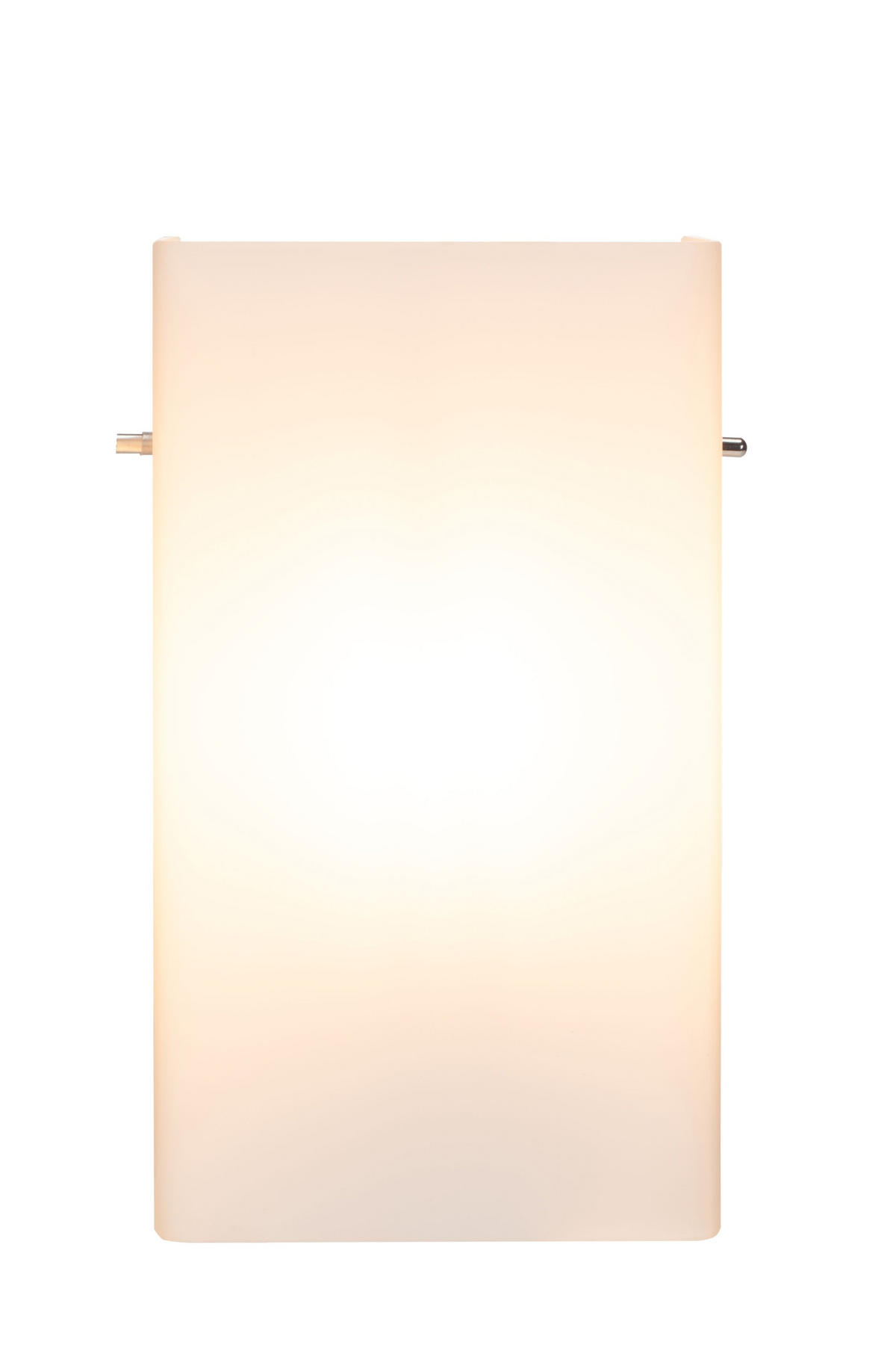 WANDLEUCHTE Palmdale 13/7,5/23 cm   - Opal, KONVENTIONELL, Glas/Metall (13/7,5/23cm) - Novel