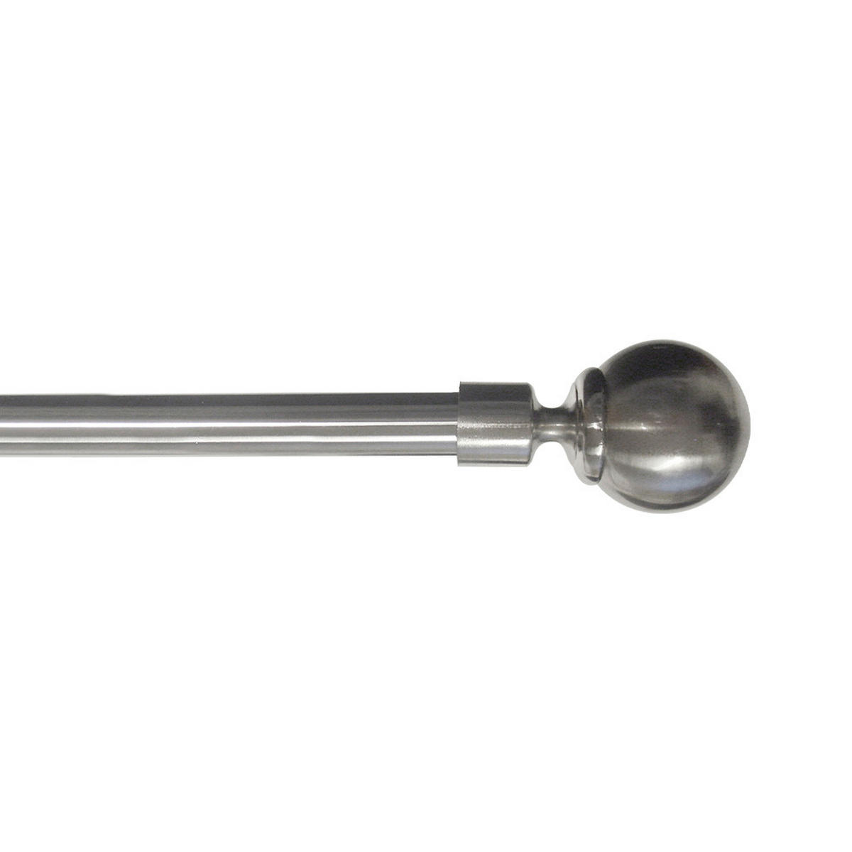 GARDINSTÅNGSET 120-210 cm  - stålfärgad, Basics, metall (120-210cm)