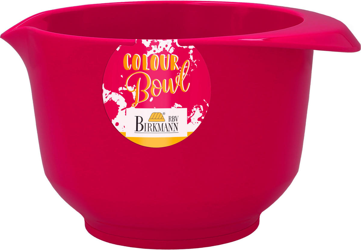 MISA NA MIEŠANIE, plast, 18,2/10,7/14,5 cm  - pink, Basics, plast (18,2/10,7/14,5cm) - Birkmann