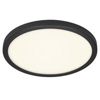 LED-DECKENLEUCHTE 40/3,6 cm   - Schwarz/Weiß, Design, Kunststoff/Metall (40/3,6cm) - Globo