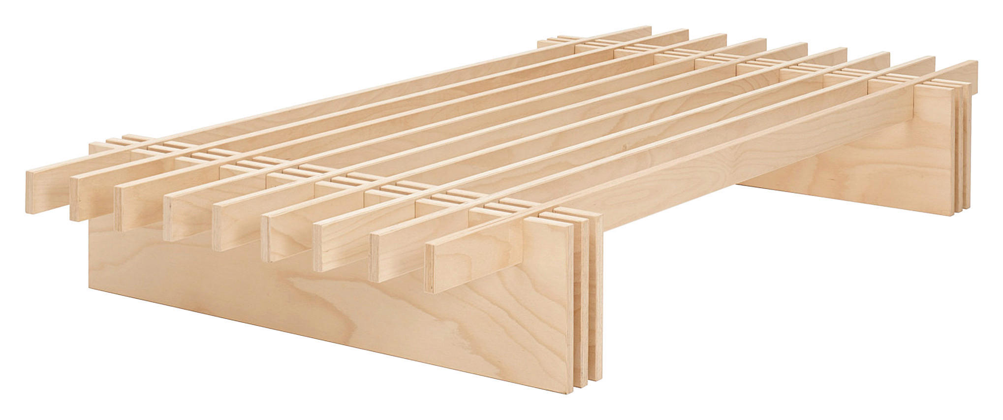 FUTONBETT 98/195 cm  in Buchefarben  - Buchefarben, Design, Holz (98/195cm) - Tojo