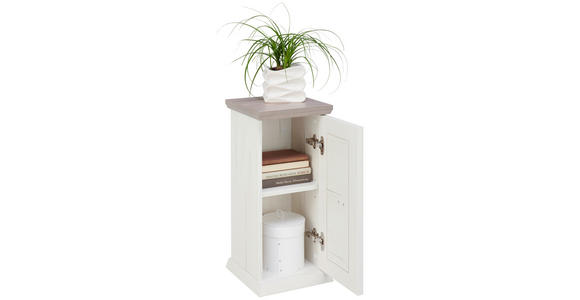 BLUMENSTÄNDER in Holzwerkstoff 30/30/65 cm  - Weiß/Grau, LIFESTYLE, Holzwerkstoff (30/30/65cm) - Hom`in