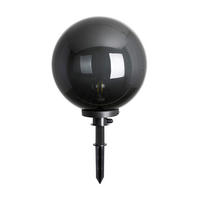 AUßENKUGELLEUCHTE 40/44 cm   - Transparent/Schwarz, Design, Kunststoff (40/44cm) - Eglo