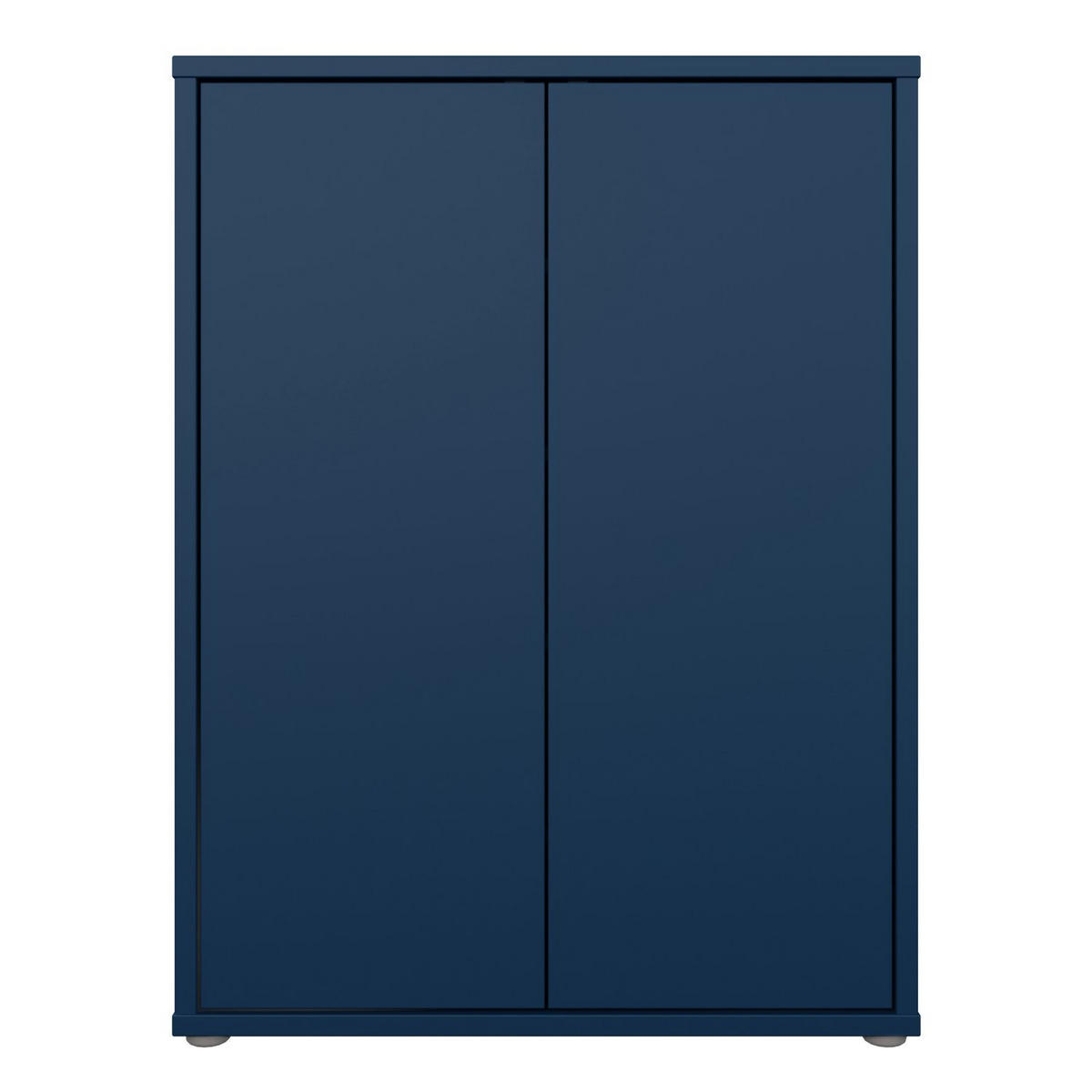 SCHUHSCHRANK Dunkelblau  - Dunkelblau/Grau, MODERN, Holzwerkstoff/Kunststoff (74,5/99,1/34,9cm) - Modern Living