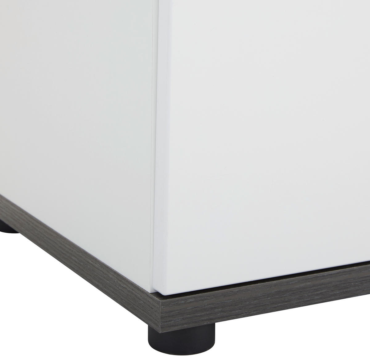 COMODĂ 120/77/40 cm  - sidefiu/alb, Design, plastic/sticlă (120/77/40cm) - MID.YOU