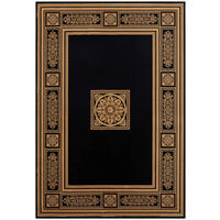 WEBTEPPICH 133/195 cm Schwarz, Honig rechteckig  - Schwarz/Honig, Basics, Textil (133/195cm) - Novel