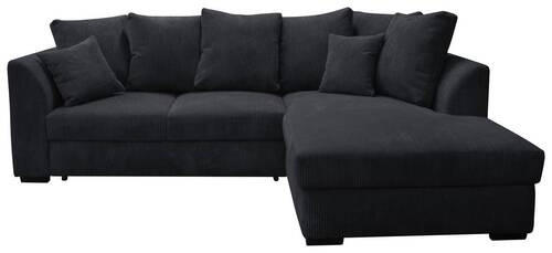 Freisteller von Cantus ECKSOFA inkl.Funktionen Schwarz Cord.