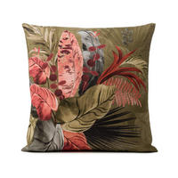 DEKORAČNÍ POLŠTÁŘ 50/50 cm - olivově zelená, Design, textil (50/50cm) - Novel