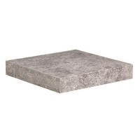 POLICA ZIDNA siva  drvni materijal  - siva, Design, drvni materijal (23,5/3,8/23,5cm) - Carryhome