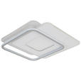 DECKENLEUCHTE    46,5/48,5/5 cm  - Chromfarben/Alufarben, Trend, Kunststoff/Metall (46,5/48,5/5cm) - Novel