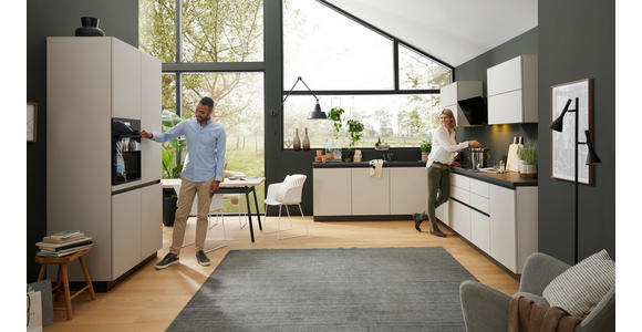 EINBAUKÜCHE   - Kaschmir, Design, Holzwerkstoff - Novel