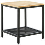 BEISTELLTISCH in Holz, Metall, Holzwerkstoff 40/40/45 cm  - Eichefarben/Schwarz, LIFESTYLE, Holz/Holzwerkstoff (40/40/45cm) - Xora