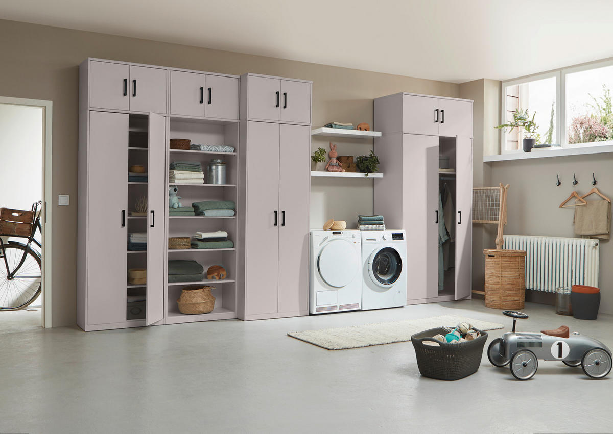 DULAP MULTIFUNCȚIONAL in cașmir  - cașmir/negru, Basics, metal/material pe bază de lemn (72/194/36cm) - Xora