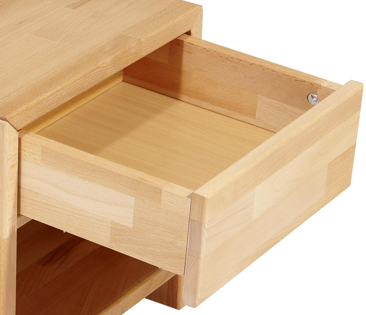 NACHTSCHRANK 40/40/33 cm Kernbuche massiv  - Kernbuche, KONVENTIONELL, Holz (40/40/33cm) - Boxxx