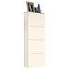 SCHUHKIPPER Gardasee  in 60/162/22 cm  - Sandfarben/Eichefarben, Design, Holzwerkstoff (60/162/22cm) - Moderano