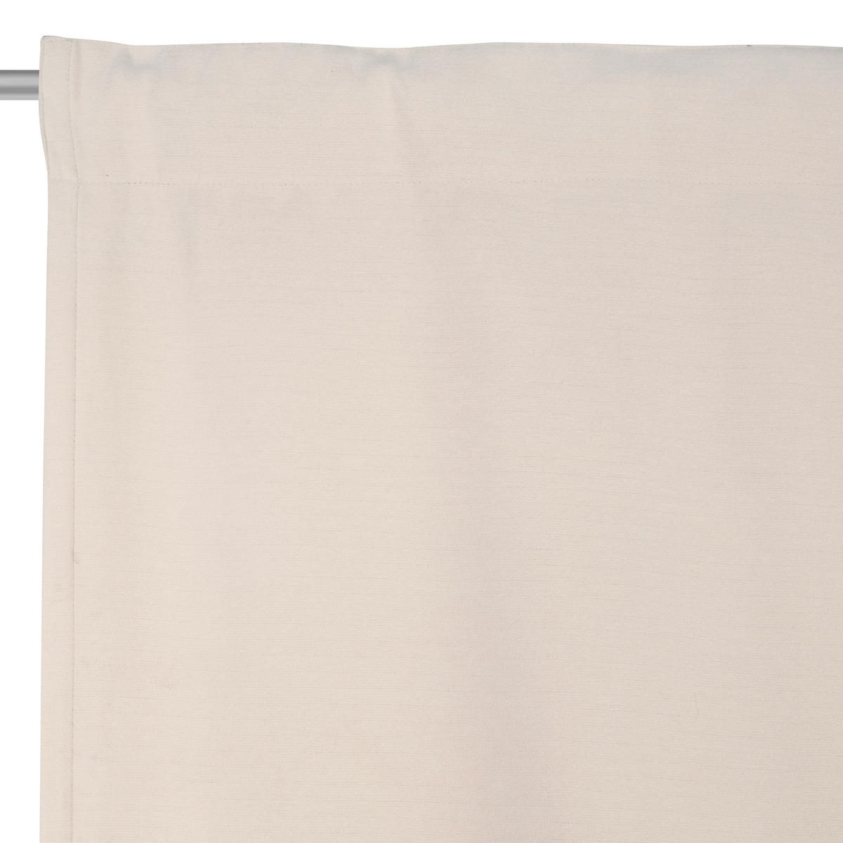 FERTIGVORHANG  black-out (lichtundurchlässig)   135/245 cm  - Creme, Basics, Textil (135/245cm) - Dieter Knoll