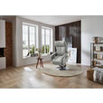 RELAXSESSEL in Leder Silberfarben  - Edelstahlfarben/Silberfarben, Design, Leder/Metall (78/112/85cm) - Cantus