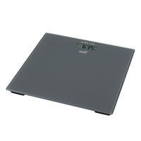 FÜRDŐSZOBAMÉRLEG  - sötétszürke, Basics, fém (28/2/28cm)