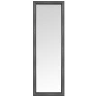 OGLEDALO, 50/150/4,2 cm steklo, leseni material  - temno siva, Design, steklo/leseni material (50/150/4,2cm) - Carryhome
