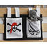 BETTTASCHE - Schwarz/Weiß, Design, Textil BETTTASCHE - Schwarz/Weiß, Design, Textil