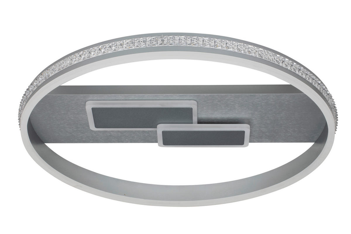 STROPNA LED-SVETILKA   57 W/750 lm/4000 K/230 V/ - siva, Trendi, kovina (60/8,6cm) - Ambiente