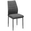 STUHL Cord Grau  - Schwarz/Grau, LIFESTYLE, Textil/Metall (44/96/58cm) - Livetastic