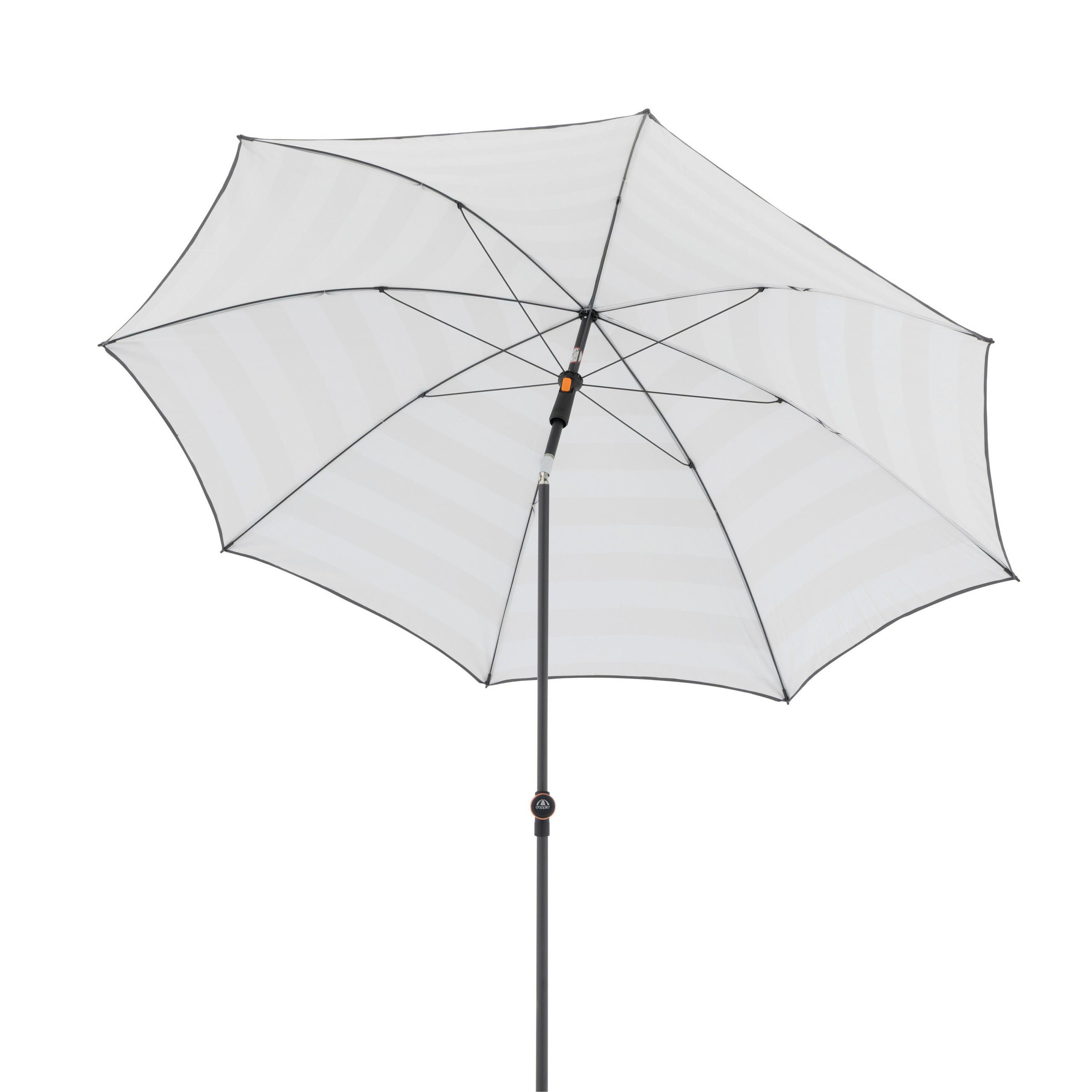 SONNENSCHIRM  200/200 cm  - Anthrazit, Basics, Textil/Metall (200/200cm) - Doppler