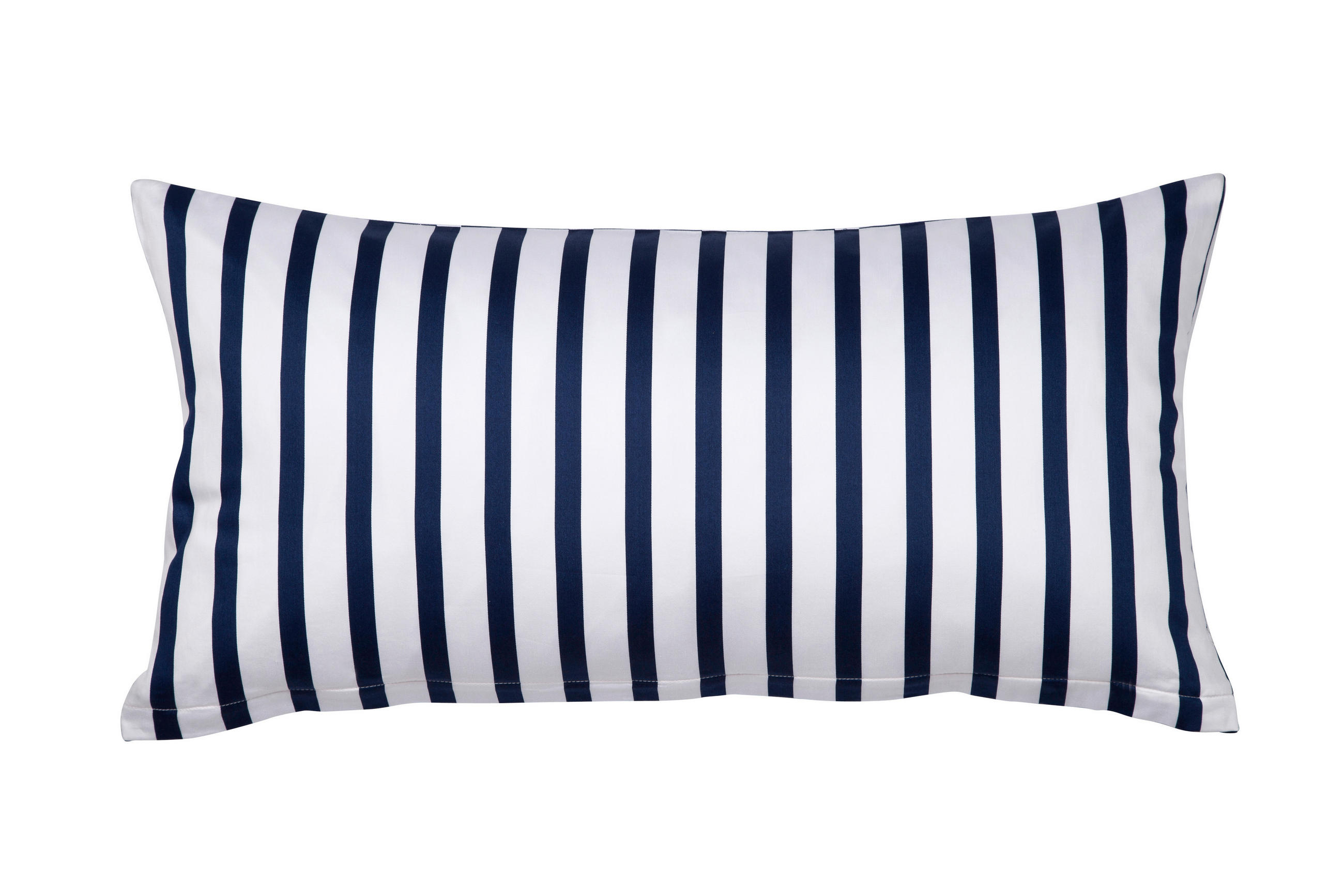KISSENHÜLLE GENTANO 40/80 cm  - Blau/Weiß, Design, Textil (40/80cm) - Janine